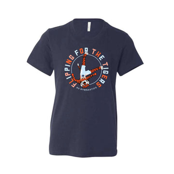 The Flipping for the Tigers | Youth Navy Tee