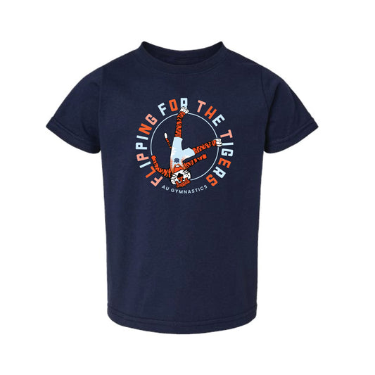 The Flipping for the Tigers | Toddler Navy Tee