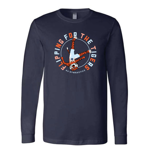 The Flipping for the Tigers | Navy Long Sleeve Tee