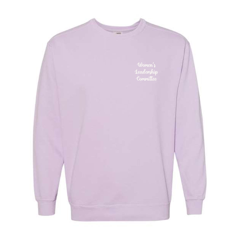 The Flower Wreath 1 | Orchid Crewneck