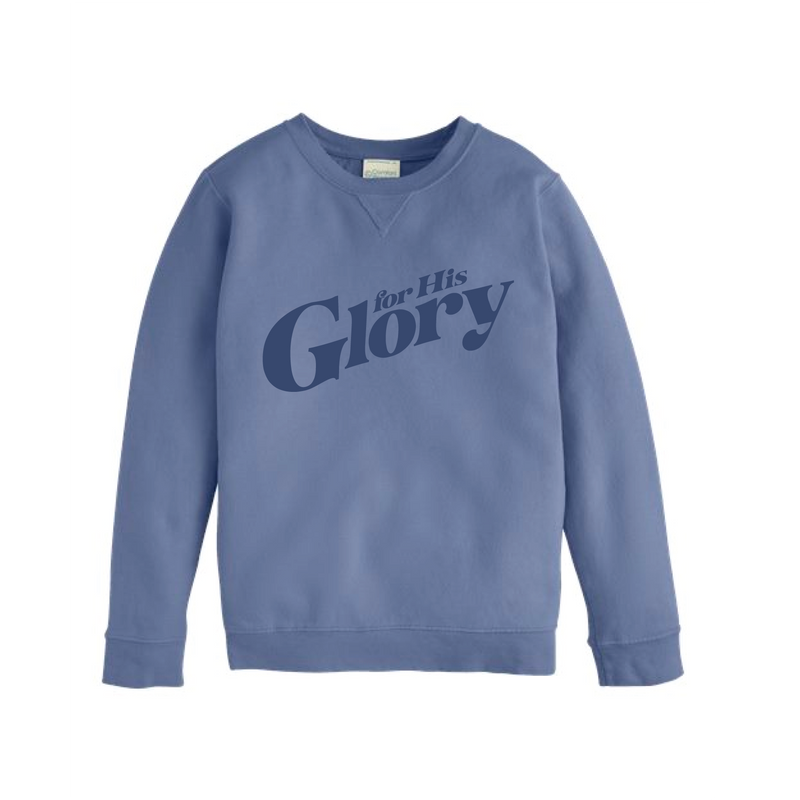 The For His Glory | Saltwater Youth Sweatshirt