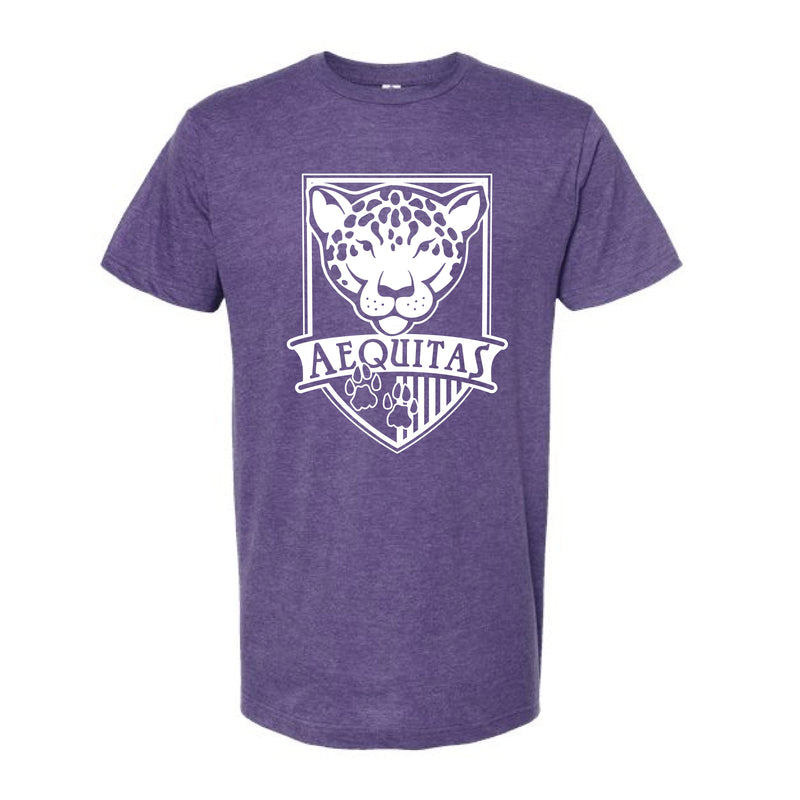 The Forest Trail Aequitas | Heather Purple Oversized Adult Tee