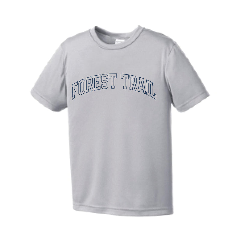 The Forest Trail Arch | Silver Performance Youth Tee