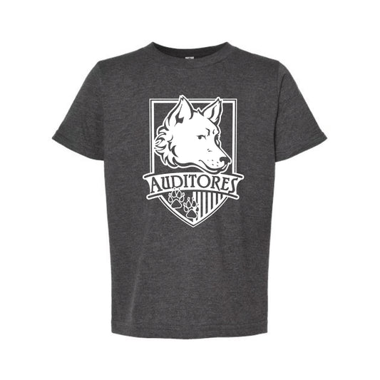 The Forest Trail Auditores | Heather Charcoal Oversized Youth Tee