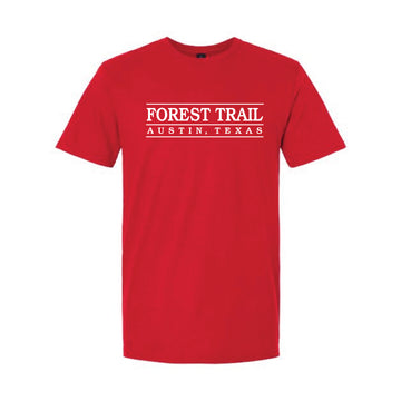 The Forest Trail Collegiate | Red Tee