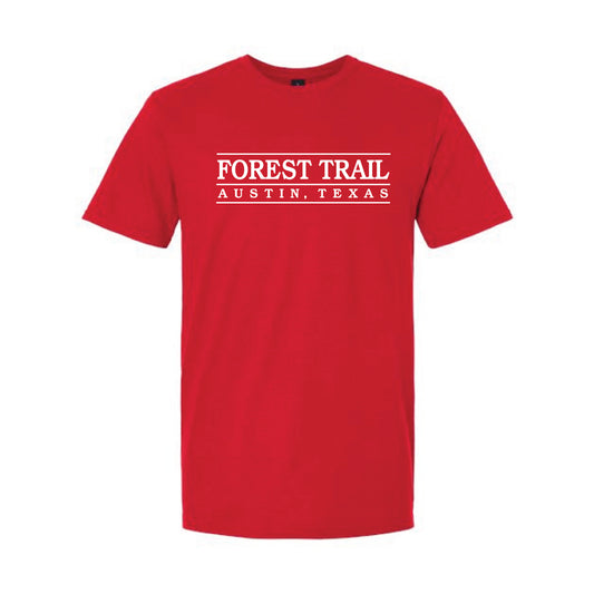 The Forest Trail Collegiate | Red Tee