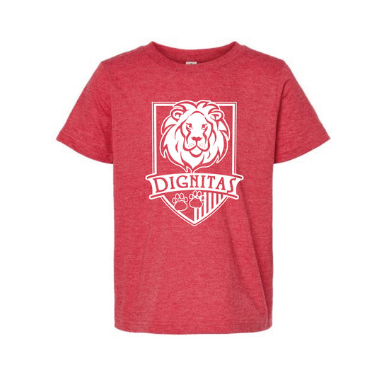 The Forest Trail Dignitas | Heather Red Oversized Youth Tee