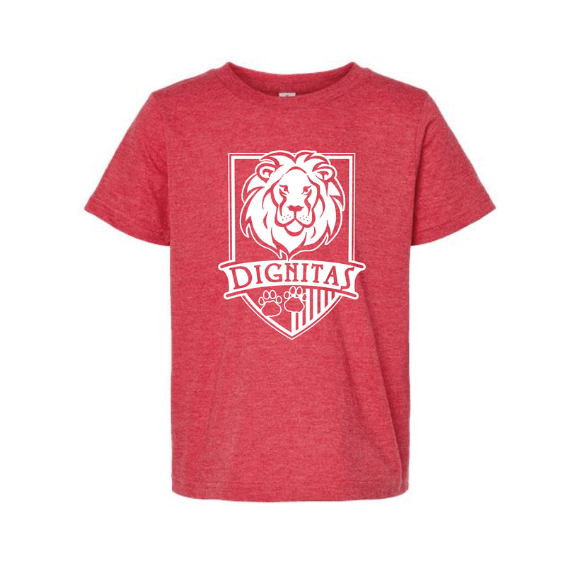 The Forest Trail Dignitas | Heather Red Oversized Youth Tee