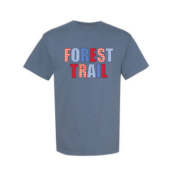 The Forest Trail Patterns | Blue Jean Tee