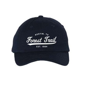 The Forest Trail Script | Navy Dad Hat