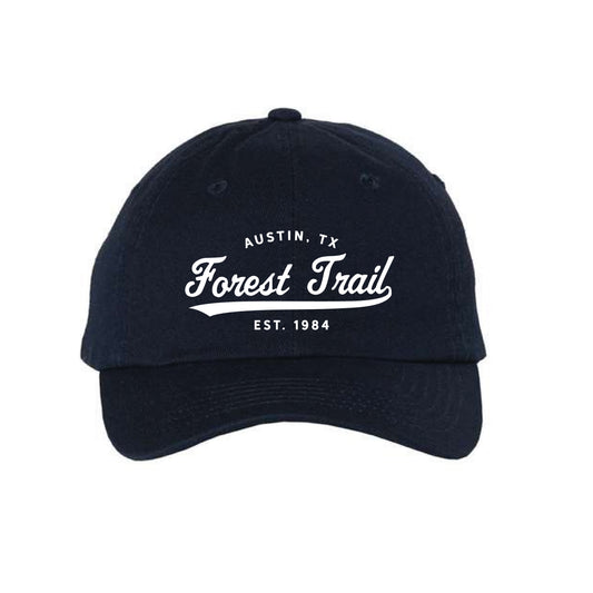 The Forest Trail Script | Navy Dad Hat