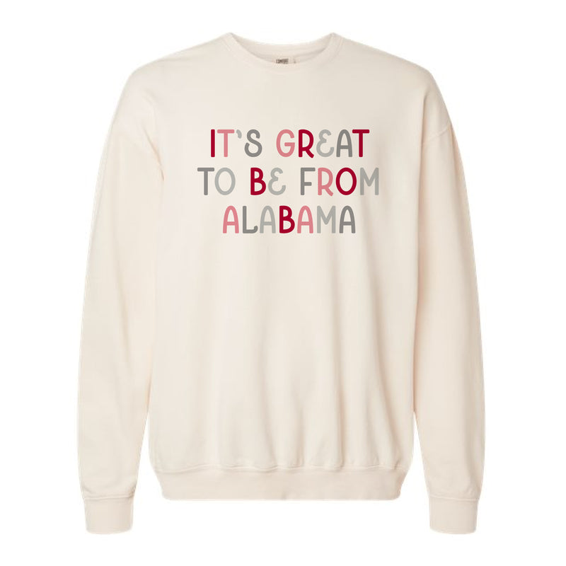 The From Alabama Multi | Ivory Sweatshirt