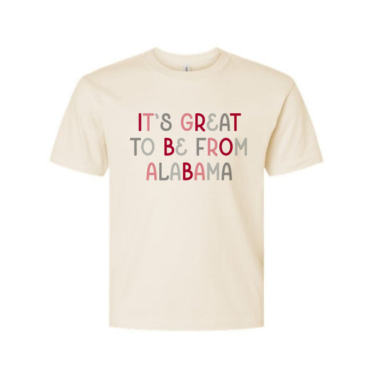 The From Alabama Multi | Youth Natural Tee