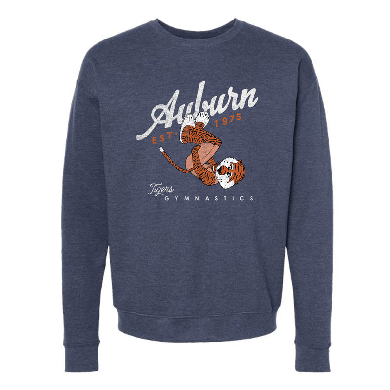 The Front Tuck Aubie | Adult Heather Denim Sweatshirt