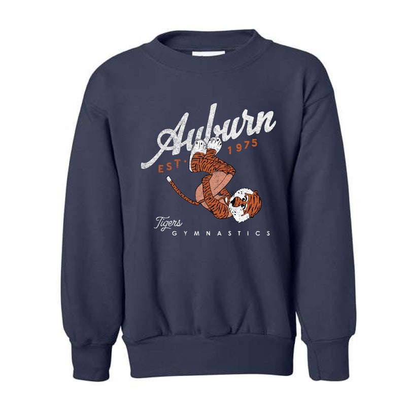 The Front Tuck Aubie | Youth Navy Sweatshirt