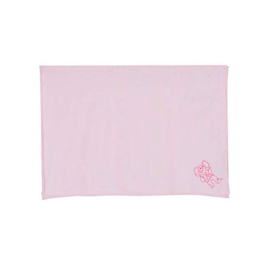 The Full Body Big Al | Embroidered Baby Pink Blanket