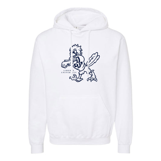 The Full Body Sparky Outline | White Hoodie