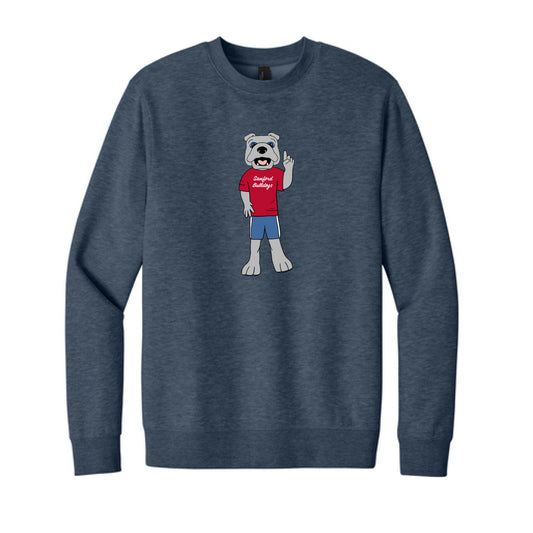 The Full Body Spike | Heather Navy Sweatshirt