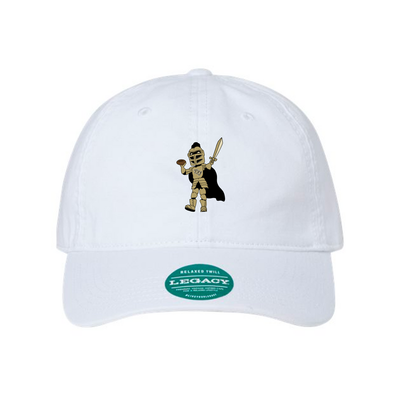 The Full Body Knight Embroidered | White Legacy Dad Hat