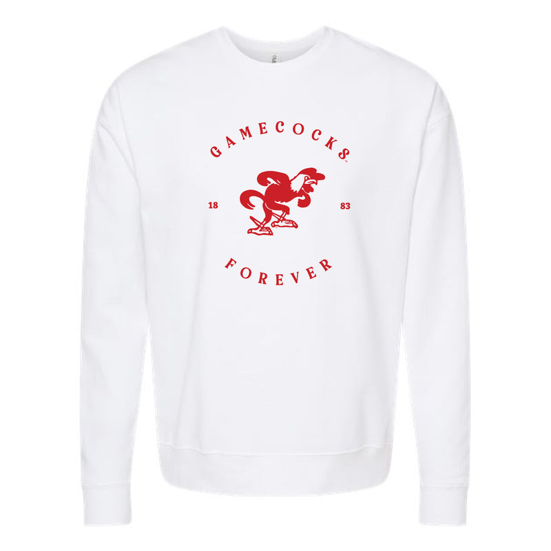 The Gamecocks Forever | White Sweatshirt