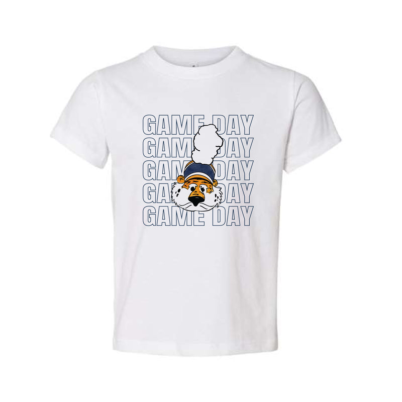 The Gameday | White Toddler Tee