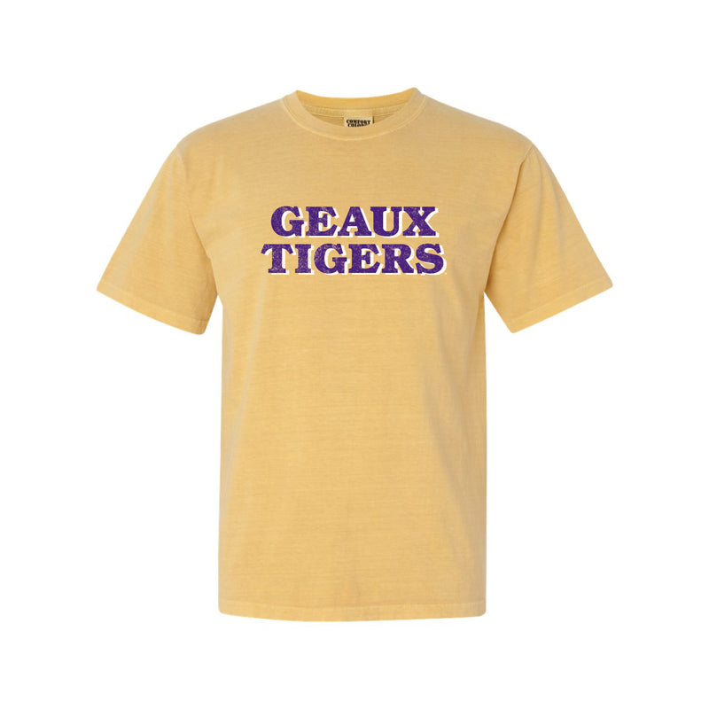 The Geaux Tigers Block | Mustard Tee