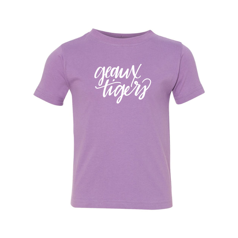 The Geaux Tigers Script | Toddler Lavender Tee