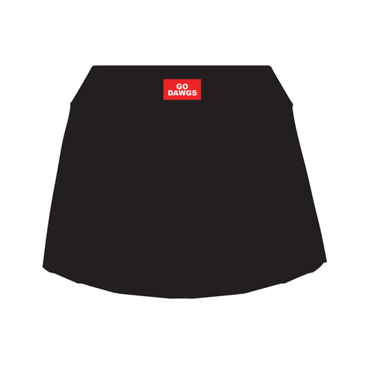 The Alli Tennis Skort Go Dawgs Woven Label | Youth Black