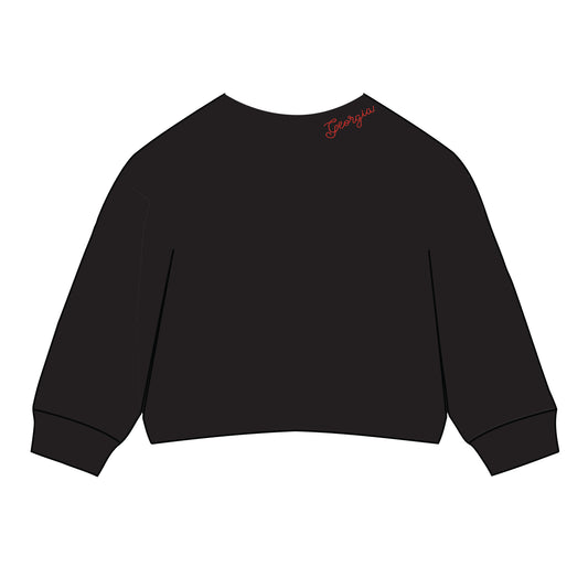The Lexie Lounge Top Georgia | Youth Black