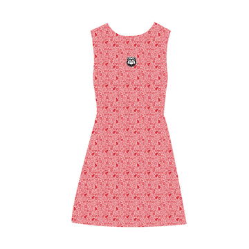 The Grace Pattern Dress Georgia | Youth Bright Red