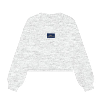 The Becca Boxy Crewneck Hail Southern Woven Label | Ash