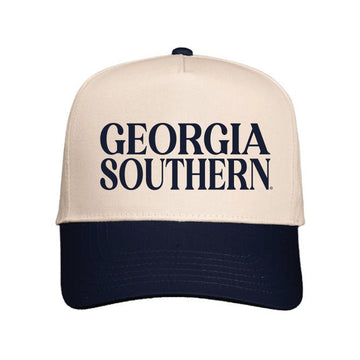 The Georgia Southern | Natural/Navy Cap
