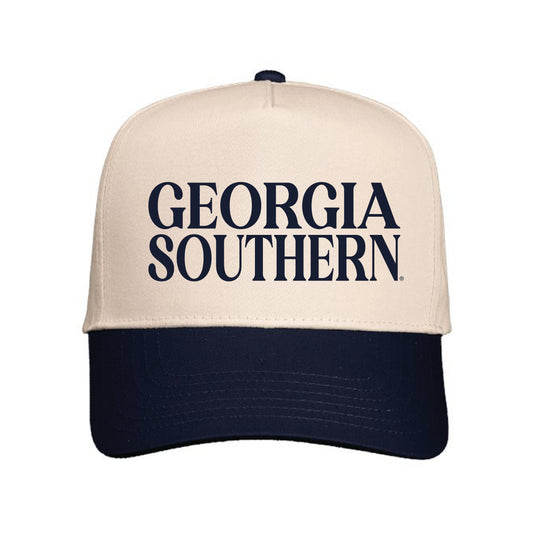 The Georgia Southern | Natural/Navy Cap