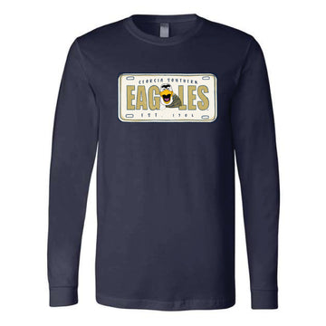 The Georgia Southern License Plate | Navy Long Sleeve
