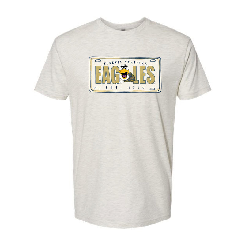The Georgia Southern License Plate | Oatmeal Tee