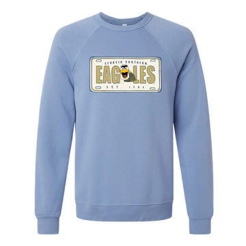 The Georgia Southern License Plate | Lavender Blue Sweatshirt
