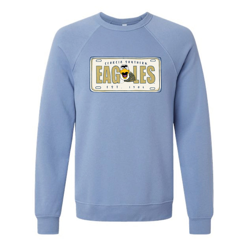 The Georgia Southern License Plate | Lavender Blue Sweatshirt