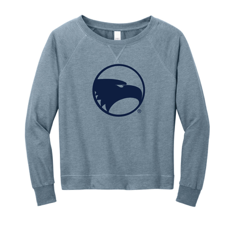 The Georgia Southern Logo | Flint Blue Heather Long Sleeve Tee