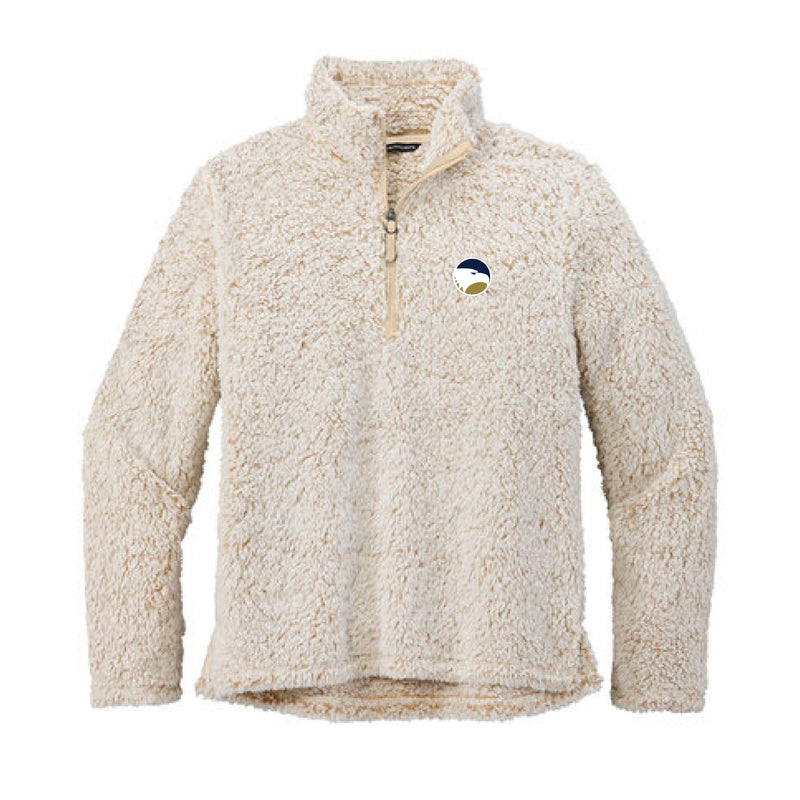 The Georgia Southern Logo | Oatmeal Heather Sherpa 1/4 Zip Sweatshirt