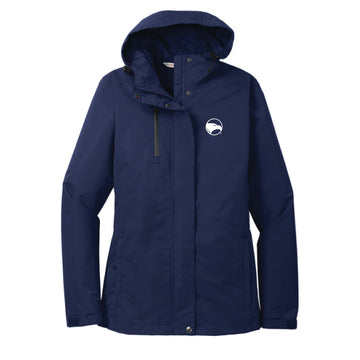 The Georgia Southern Logo | True Navy Rain Jacket