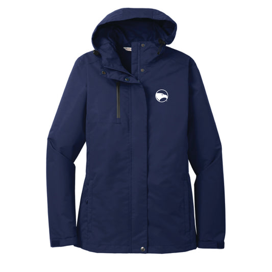 The Georgia Southern Logo | True Navy Rain Jacket