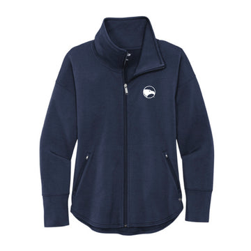 The Georgia Southern Logo | River Blue Navy Full Zip Jacket