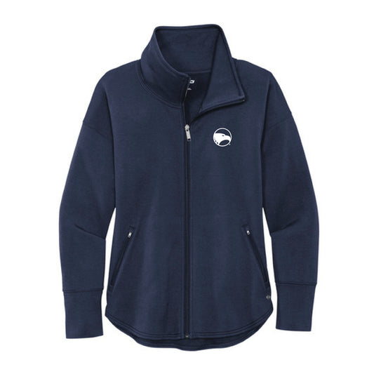 The Georgia Southern Logo | River Blue Navy Full Zip Jacket