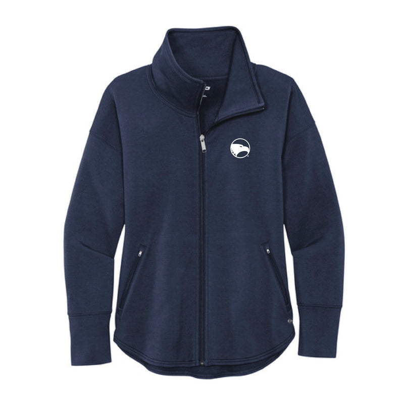 The Georgia Southern Logo | River Blue Navy Full Zip Jacket
