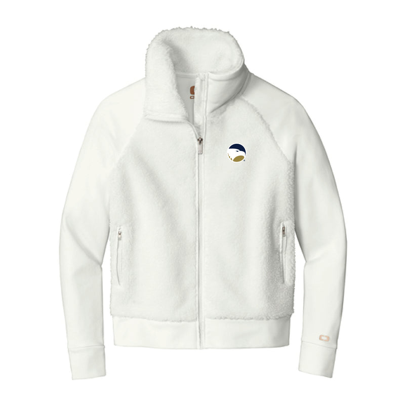 The Georgia Southern Logo | Ivory Snow Full Zip Jacket