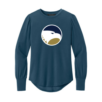 The Georgia Southern Logo | Insignia Blue Long Sleeve