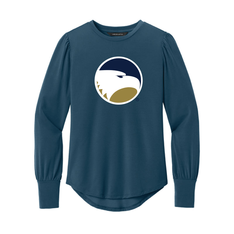 The Georgia Southern Logo | Insignia Blue Long Sleeve