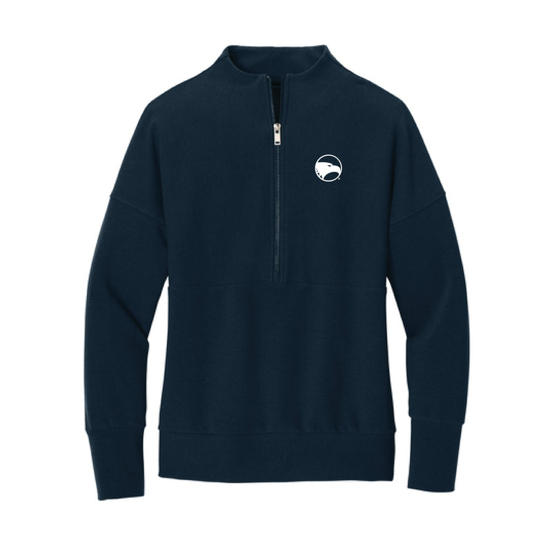 The Georgia Southern Logo | Night Navy 1/2 Zip Sweatshirt