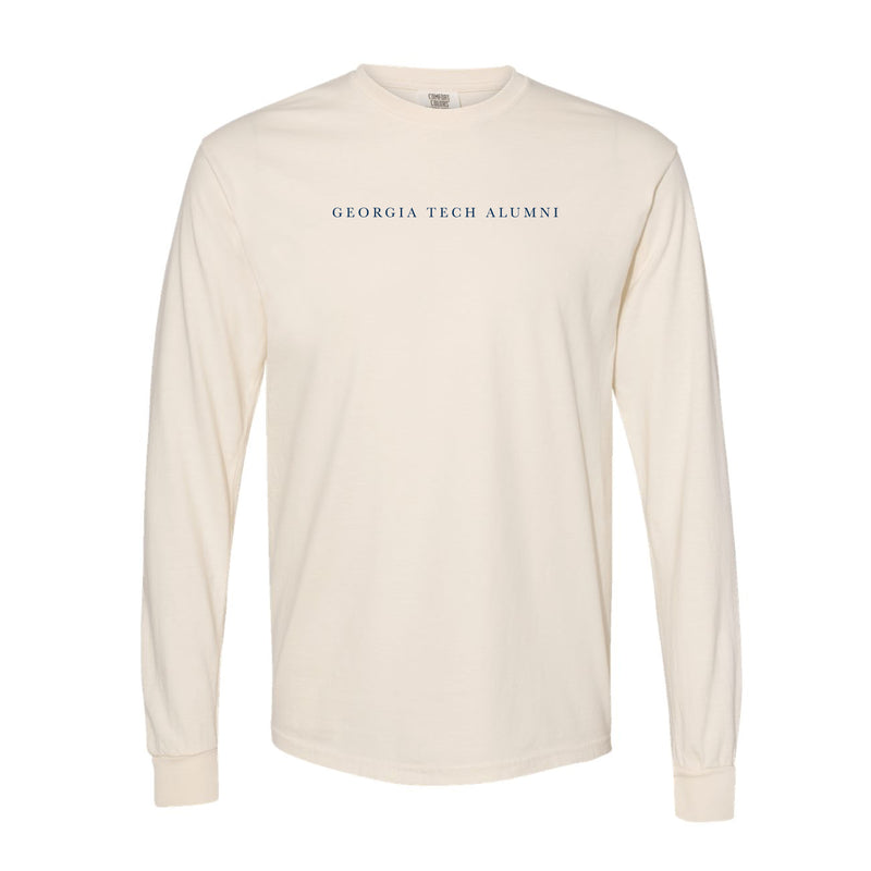 The Georgia Tech Alumni Serif | Ivory Long Sleeve