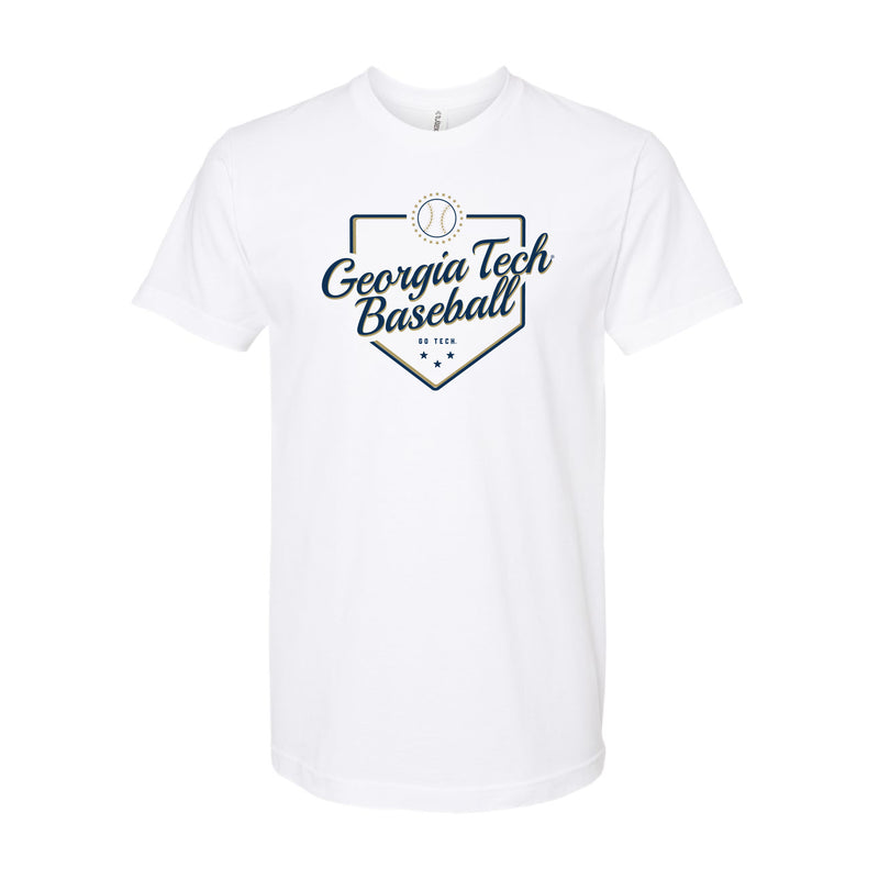 The Georgia Tech Baseball Plate | White Tee